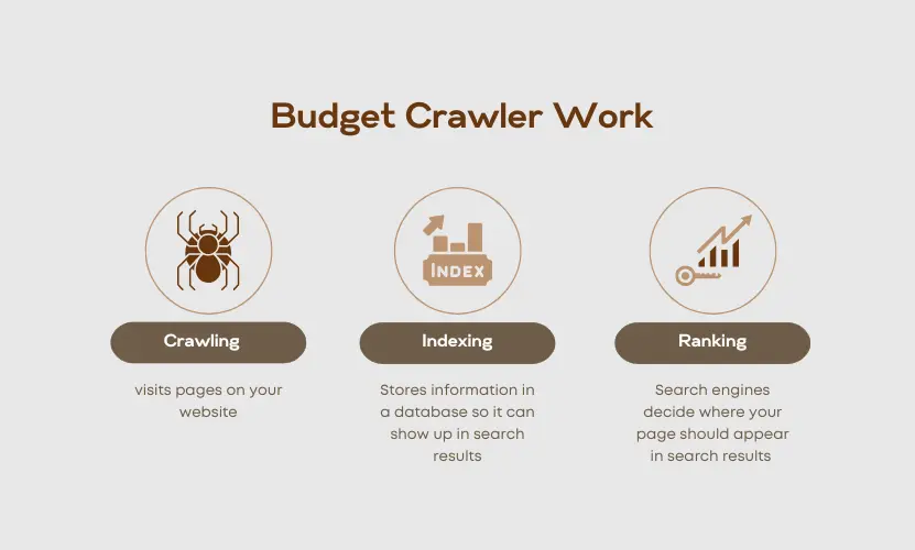 Budget crawler workflow: key steps for search engine optimization and better website visibility.