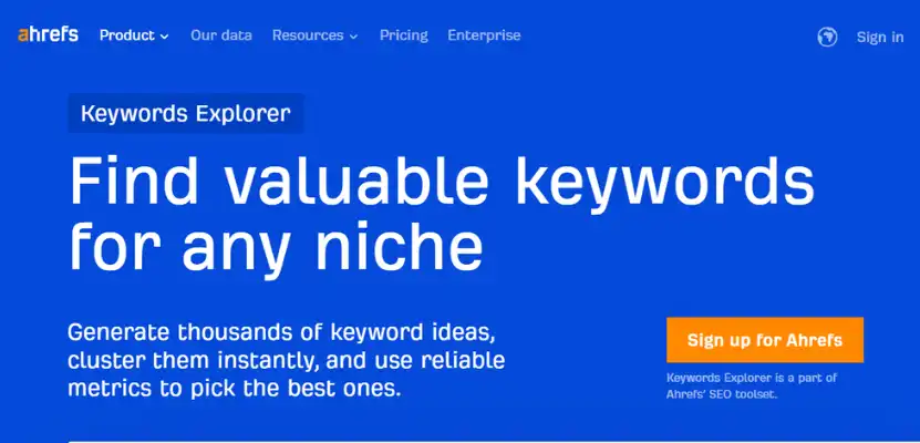 Ahrefs - Advanced & Best Tool for Keyword Research | Rankonix
