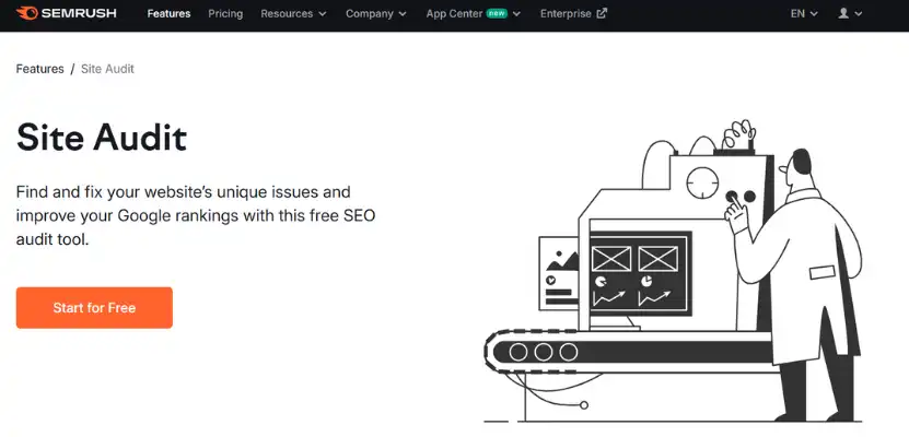 SEMrush - Best Site Audit Tool | Rankonix